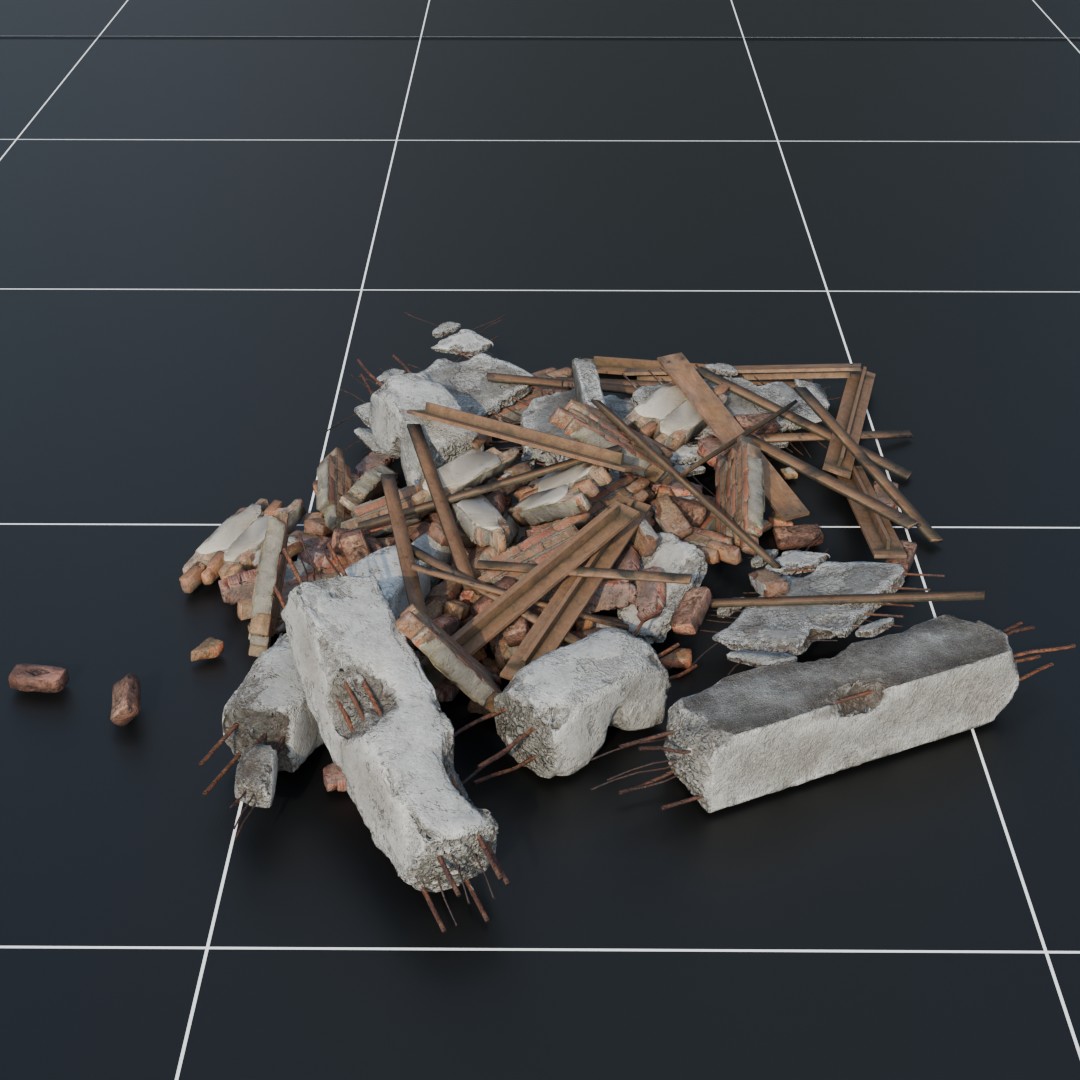 Concrete Rubble Set_V5